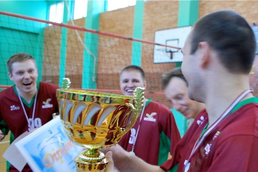 Команда «Visagino linija» — победитель  турнира по волейболу                                                                                          