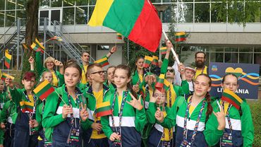 В Висагинасе гостили юные гимнасты из Вильнюса (фотогалерея)