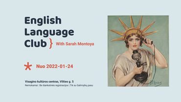 Anglų kalbos klubas su amerikiete Sarah Montoya