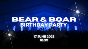 BEAR & BOAR BIRTHDAY PARTY!
