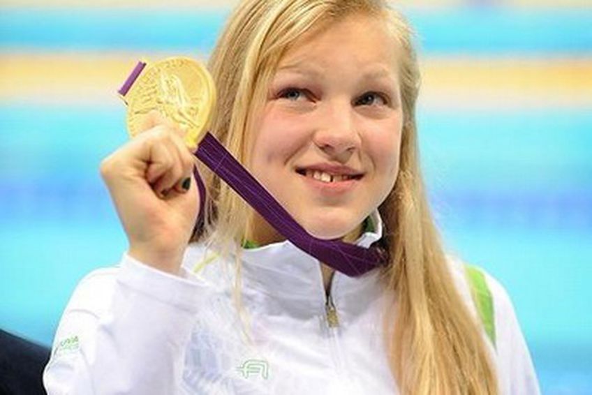 Лондон-2012: 15-летняя литовская пловчиха выиграла «золото»
