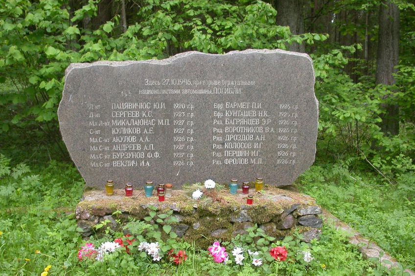 Литва вышла на «тропу войны» с памятниками солдатам и офицерам Красной армии-освободительницы