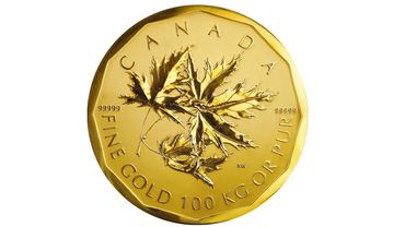 В Вильнюсе – бесплатный показ самой большой в мире золотой монеты в «Один миллион долларов 2007»