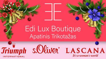 „Edi Lux Boutique“ parduotuvė veikia nauju būdu