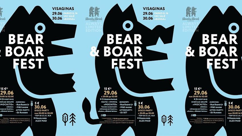 Visagine vyks festivalis Bear&Boar Fest