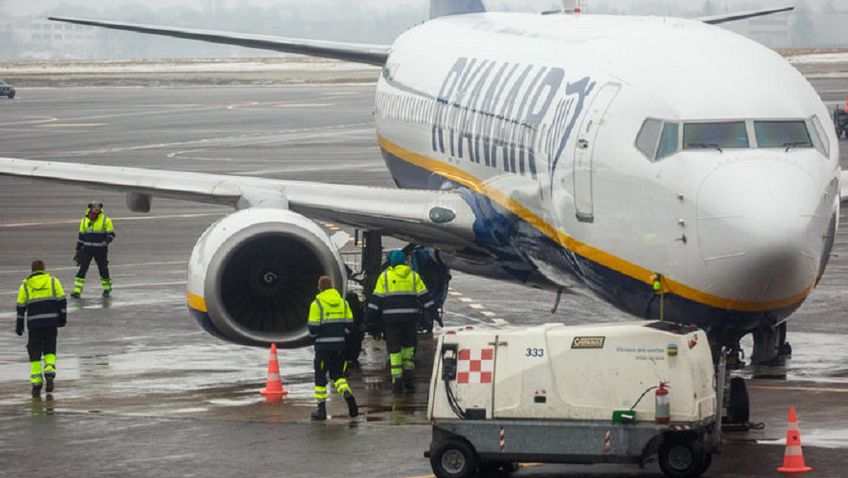 В Литве задержан человек, сообщивший о якобы бомбе на борту лайнера Ryanair - полиция