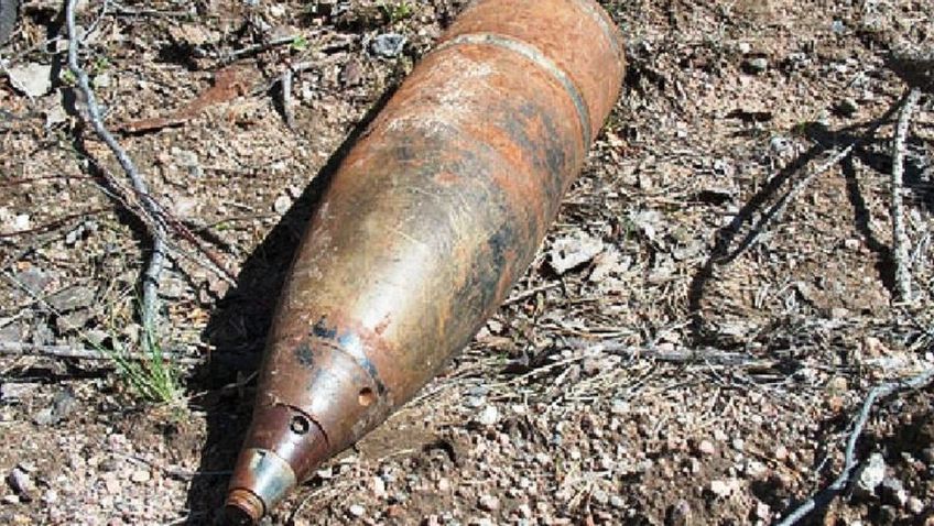 В Зарасайском р-не был обнаружен и обезврежен артиллерийский снаряд
