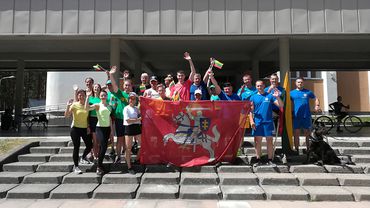 В Висагинасе состоялся бег "Пять для Литвы"