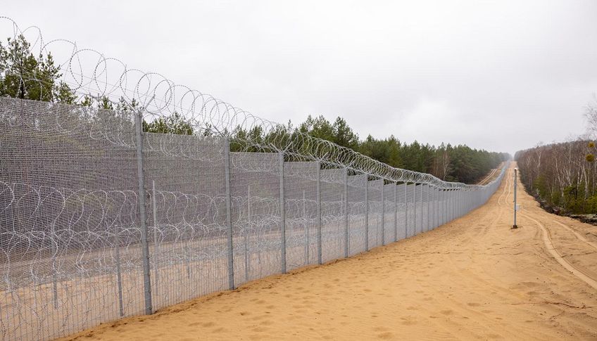 На границе Литвы с Беларусью завершено строительство забора
