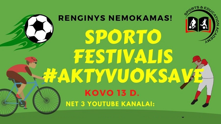 Kviečiame Dalyvauti Sporto Festivalyje | NEWS.TTS.LT