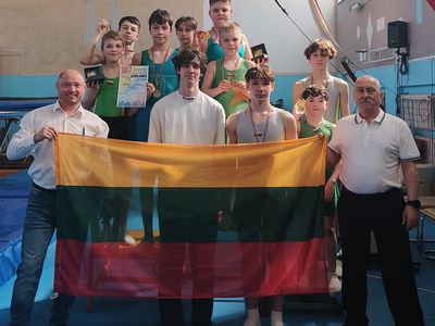 Успешное выступление висагинских батутистов в Риге - Висагинас и висагинцы