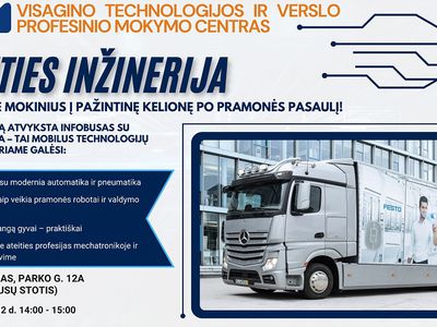 Kviečiame dalyvauti pažintinėje kelionėje po pramonės pasaulį! - Visagine