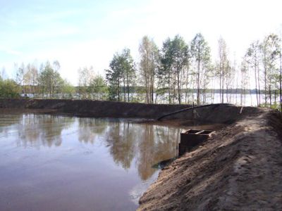 Стоп: чистка озера Висагинас - В Висагинасе