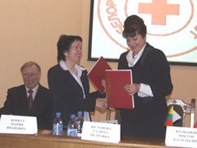 Висагинский Красный Крест: новые перспективы сотрудничества - В Висагинасе