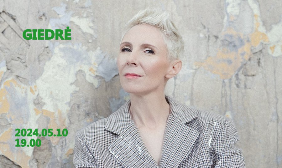 Pavasariškam koncertui Visagine atlikėja Giedrė siunčia šilčiausius linkėjimus! - Visagine