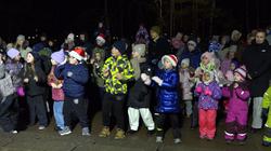 Висагинские спортсмены встретили наступающие новогодние праздники (видео)