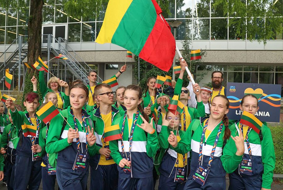В Висагинасе гостили юные гимнасты из Вильнюса (фотогалерея) - В Висагинасе