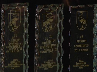 Удостоились наград из рук мэра                                                                                                                         - В Висагинасе