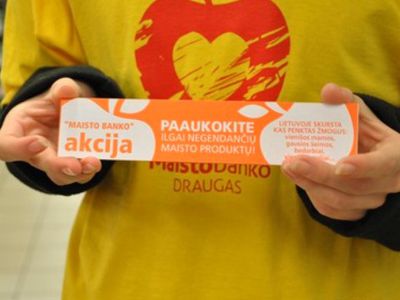 Vyks rudeninė „Maisto banko“ produktų rinkimo akcija - Visagine
