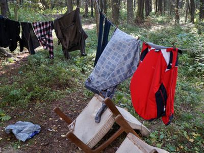 Dvi moterys su septyniais vaikais mėnesį gyveno Klaipėdos krūmynuose - Lietuva ir Baltijos šalys