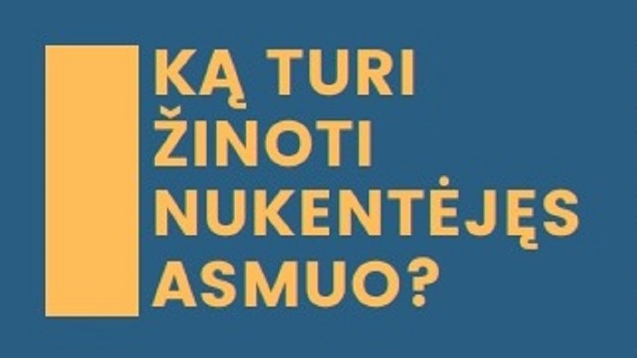 Elektroninis informacinis leidinys nukentėjusiems asmenims - Visagine