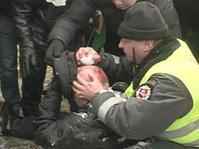Полиция в Вильнюсе перешла к массовым арестам митингующих - Литва и страны Балтии
