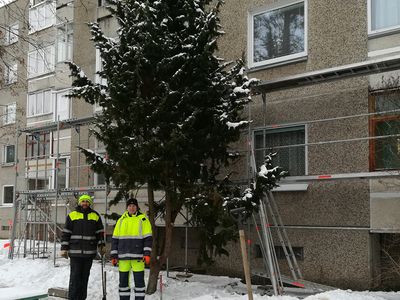 Началась реновация дома Яунистес, 13 - В Висагинасе