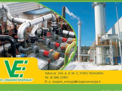 VĮ „Visagino energija“ informuoja - Visagine
