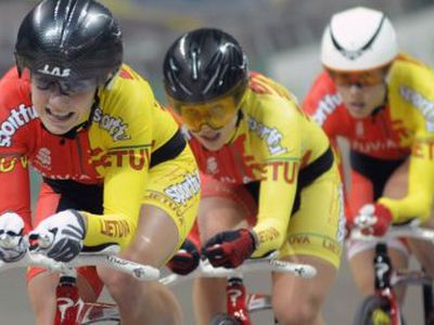 Чемпионат Европы по велотреку: первое место в командных гонках заняла литовская команда - Культурные и спортивные мероприятия