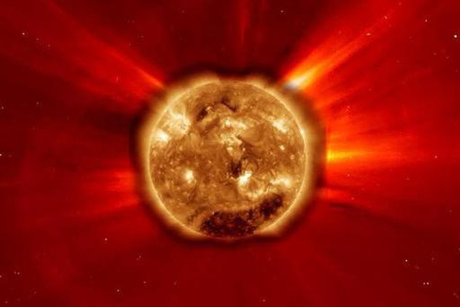 На Солнце произошла мощнейшая вспышка                                 - Наука и здоровье