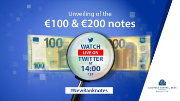 Новые банкноты евро номиналом 100 и 200 будут запущены в оборот в мае 2019 - ЕЦБ