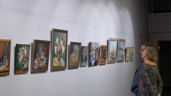 Открыта осенняя выставка художественного клуба «Квадрат» (фотогалерея)