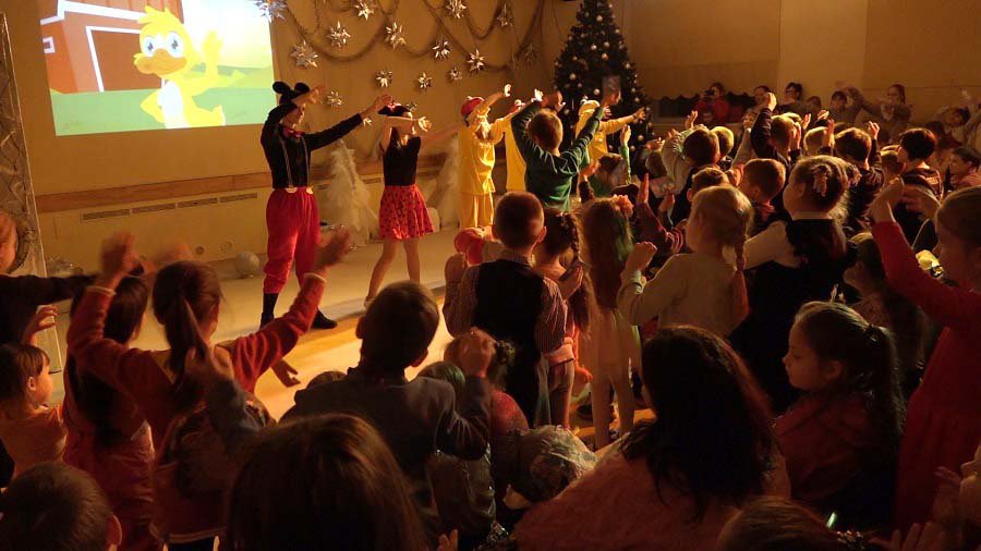 «Рождественская сказка» для висагинцев (видео) - В Висагинасе