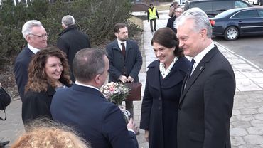 Висагинас посетил президент Литвы Гитанас Науседа (добавлено видео)