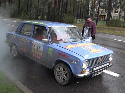 Ралли проводят в любую погоду! (видео) - В Висагинасе