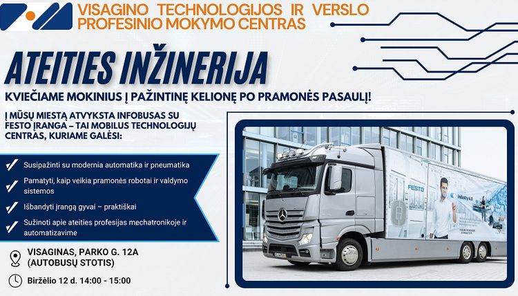 Kviečiame dalyvauti pažintinėje kelionėje po pramonės pasaulį!