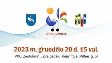20 декабря в Висагинасе состоится отборочный тур конкурса «Dainų dainelės 2024»