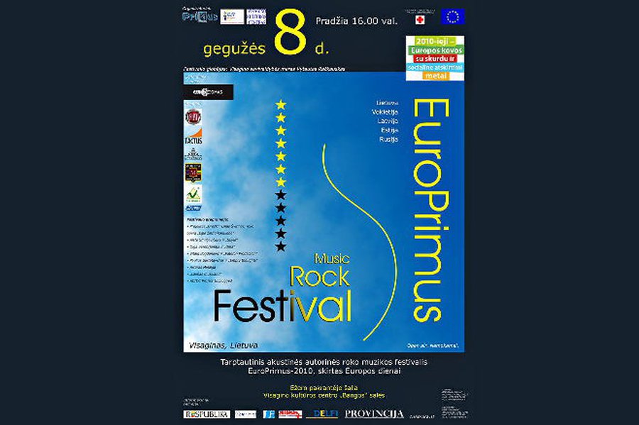 8 мая Висагинасе — Международный фестиваль акустической авторской рок-музыки EuroPrimus-2010 - В Висагинасе