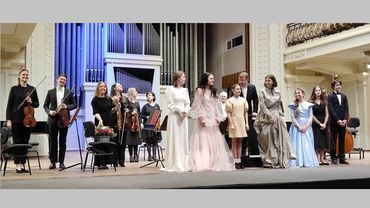 Юные висагинские музыканты и певцы выступили в Литовской филармонии
