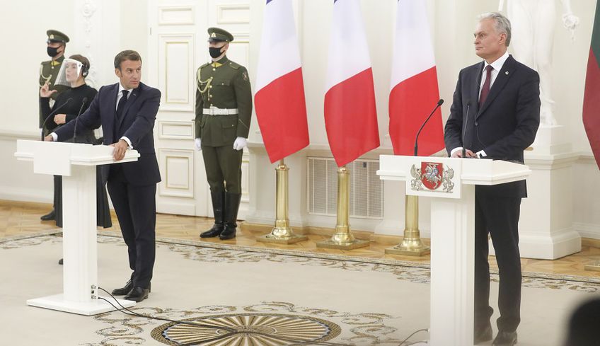 Президент: Литва и Франция готовы к укреплению трансатлантической безопасности и построению единой Европы