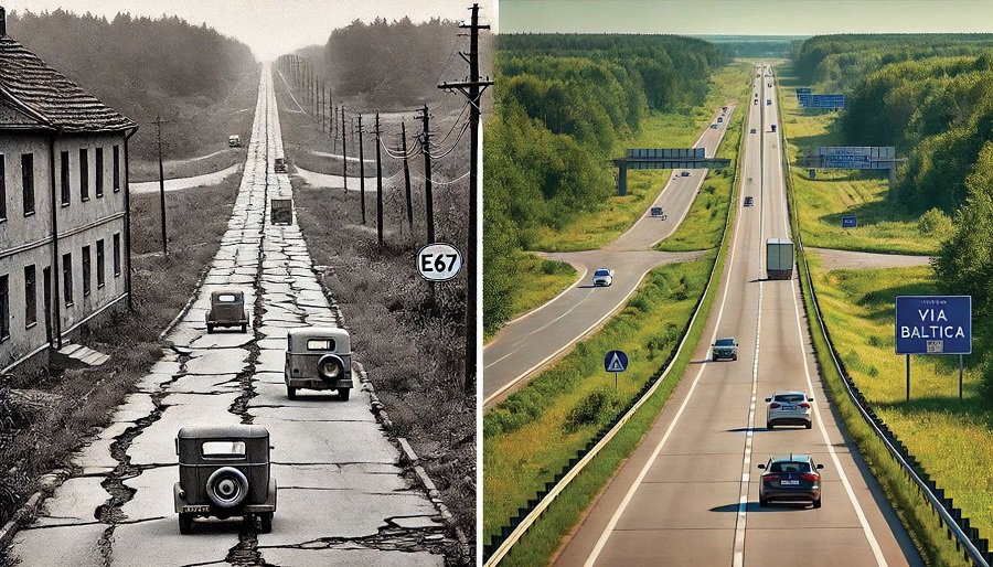 „Via Baltica“: Nuo sovietinio kelio iki modernios magistralės - Projektas „Europos Pulsas“