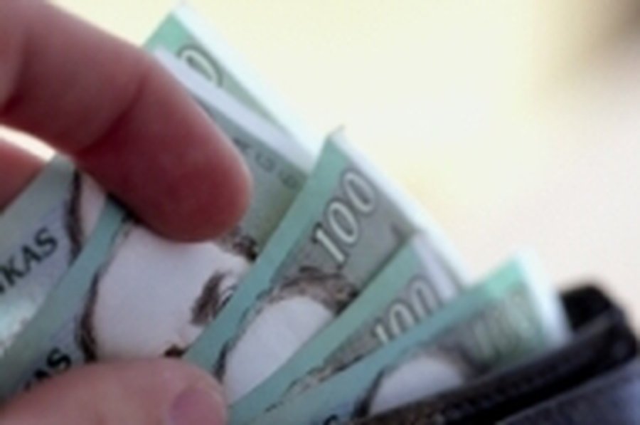 Vidutinis mėnesinis darbo užmkestis padidėjo                 - Lietuva ir Baltijos šalys