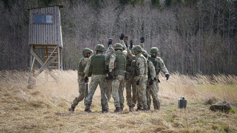20 мая в Утенском районе проходили учения военных Литвы и зарубежных партнеров - Литва и страны Балтии