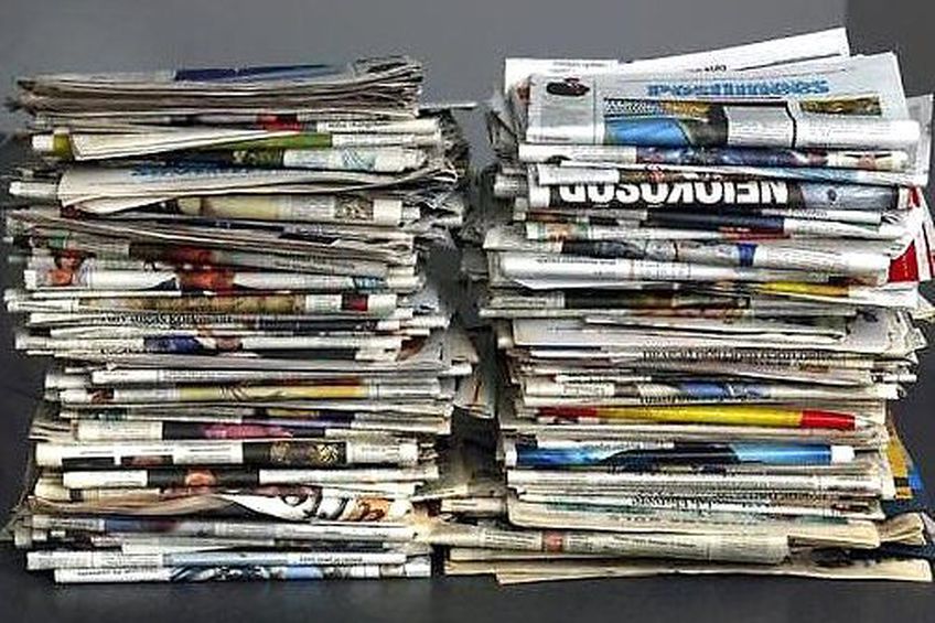Эстонские газеты вышли сегодня с пустыми полосами