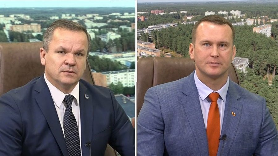 Во втором туре выборов мэра будут участвовать Эрландас Галагуз и Евгений Шуклин - Выборы 2023