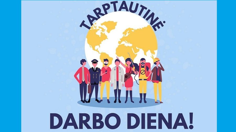 С Международным днем труда! - В Висагинасе