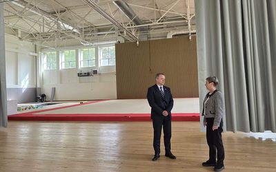Скоро откроет двери обновлённый зал спортивной акробатики - В Висагинасе