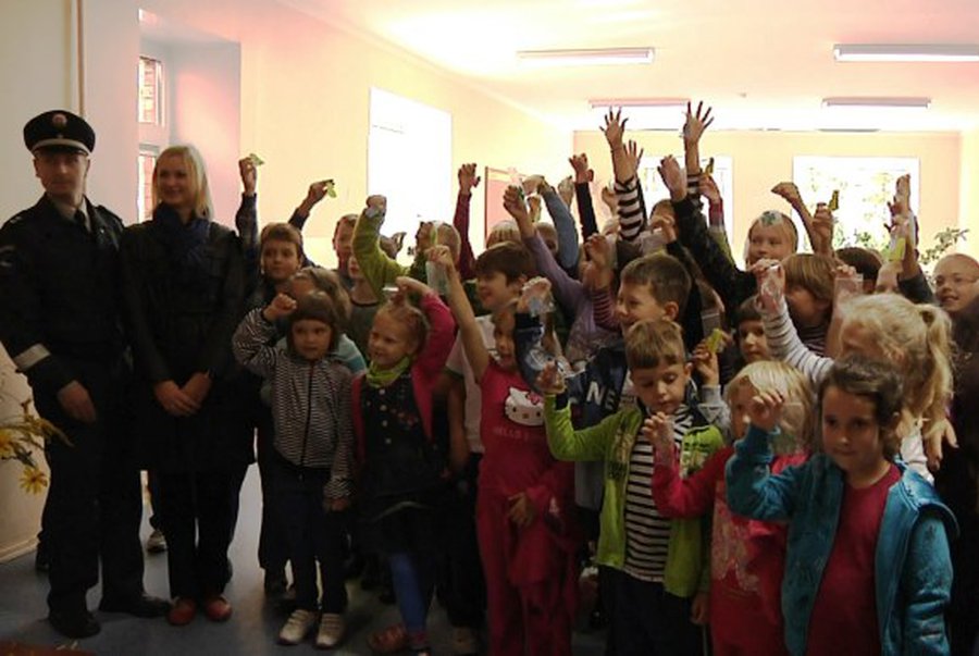 Берегите друг друга на дорогах!                                                                 - В Висагинасе