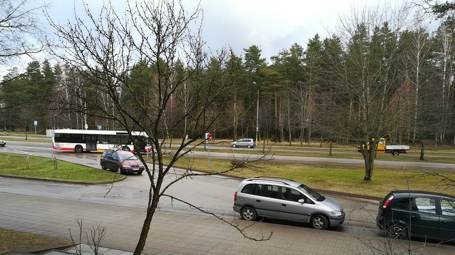 Зима без снега. На уборке улиц экономится немало средств - В Висагинасе