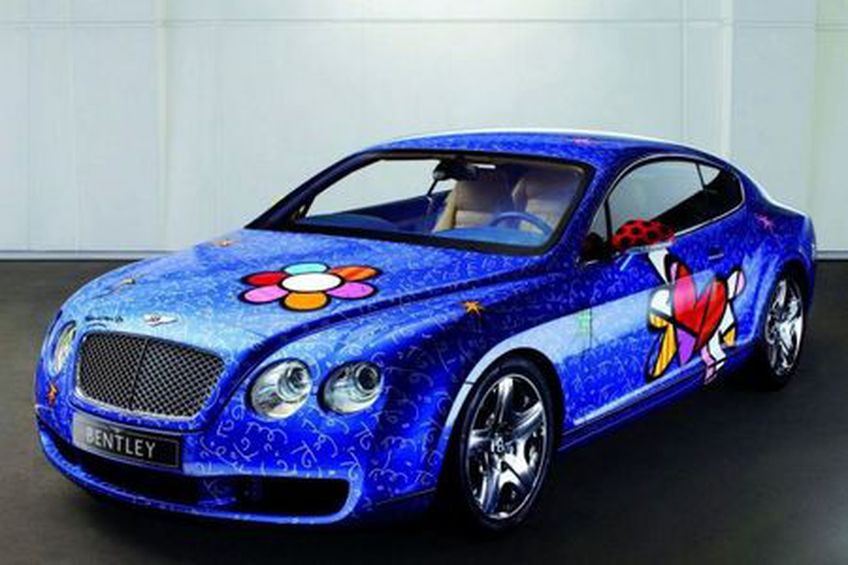 Разрисованный Bentley Continental GT Pop Art